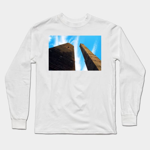 The Two Towers in Bologna Long Sleeve T-Shirt by KristinaDrozd